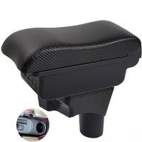 Nissan Sunny Versa almera Armrest box central console storage case driver elbow support carbon fibre