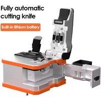 Q1S Fully Automatic Electric Fiber Optic Cleaver Rechargeable Optic Cable Cutter FTTH Optical Fiber Cleaver High Cutter
