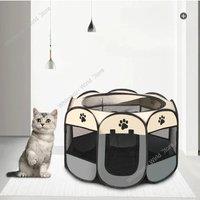 Cat Delivery Room Detachable Summer Pet Tent Outdoor Dog Folding Fence Cat Cage Dogs Enclosure Surrounded Pet Supplies