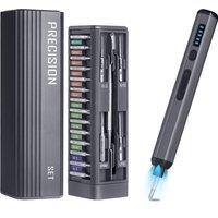 VMAN 49-in-1 Precision Screwdriver Set Torx Hex Phillips Magnetic Bits Mini Repair Tool Kit for Phone Watch Laptop