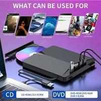 7-in-1 USB 3.0 Type C External CD DVD RW Optical Drive DVD Burner Super Optical Drive for PC Laptop Notebook