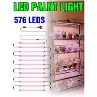 LED Plant Grow Lights Full Spectrum Indoor Hydroponics Seed Flower Vegetables Growth Box Cultivation Lamp EU plug 30/50CM AC220V