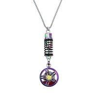 Cool Car Wheel Shock Absorber Pendant Car Wheel Hanging Ornament Rearview Mirror Auto Interior Decoration Bag Hanging Ornament