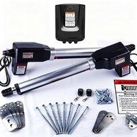 Heavy Duty LM602 Dual Swing Gate Operator Automatic Gate Motor for Double Swing Gates Up to 18ft per Arm, AC Powered