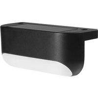 Solar Powered Outdoor Step Lights with Polycrystalline Silicon Panels & Dual White/Warm Light Modes for Stairs, Walls , Gardens