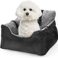Pet Car Seat for Large Medium Dogs Washable Dog Booster Pet Car Seat Detachable Dog Bed for Car Back Seat Pet Travel Carrier Bed