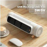5W Tower Fan USB Charging Portable Air Conditioner Electric Vertical Fan Bladeless Summer Fan for Home Bedroom