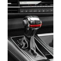 For Toyota Sienna Granvia 2022-2024 LHD Carbon Fiber Style Auto Gear Shift Knob Cover Lever Stick Head Car Accessories Trim