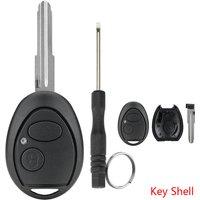 2 Button Smart Remote Key Fob Case Shel Replacement For Land Rover Discovery 2 TD4 TD5 1999 - 2004 Rover MG 75 ZT
