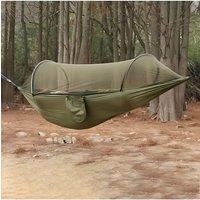 Automatic mosquito net Tents hammock outdoor anti rollover double camping artifact swing Anti-Mosquito Mesh Quick-Open Elastic