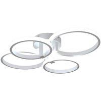 Dimmable Ceiling Lamp,Modern Round Ceiling LED Ceiling Light with Remote Control for Living Room,White 3000K-6500K