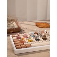 Akko Zoom Artisan Keycap Set for Cherry MX Mechanical Keyboard Decorative Personality Three-dimensional Keycaps Kawaii Gift 9pcs