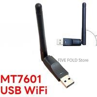7601 WiFi USB WiFi Antenna with MT7601 chip 150Mbps 2.4GHz USB2.0 Rotatable Wireless for Satellite Receiver Computer