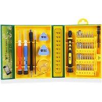 Universal Precision Screwdriver Set With 28Pcs Scredriver Bits Tweezers Pry Tool Sucker for Disassemble Various Electronics