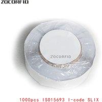 20000pcs/Lot Dia=25mm I-CODE SLIX 13.56MHZ ISO15693 NFC tag Sticker Universal RFID Tags NFC Phones NFC reader