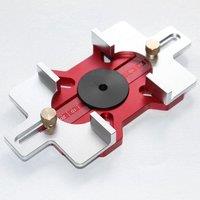 2025 Woodworking Creative 2-in-1 Slotting Tool Precise Hole Opening Auxiliary Tool Electric Slotting Artifact Woodworking Tool