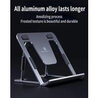 Laptop Stand Adjustable Non-slip Hollow Out Desktop Laptop Holder Aluminum Load 10kg Cooling Bracket for Laptop Tablet