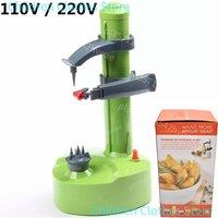 Automatic Potato Peeler Electric with 3 Blades 220V 110V Peeler Apple Paring Machine Kitchen Corer Cutter for Vegetable Fruits