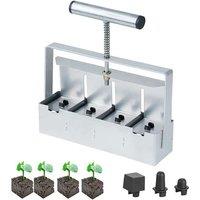 Manual Soil Block Maker, Handheld Sseedling Planter, Soil Blocker, Garden Tool