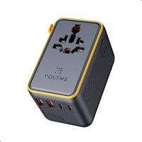 VOLTME Universal Travel Adapter PD Fast Charger USB-C All-in-one International Power Travel Plug Adapter For iPhone Samsung