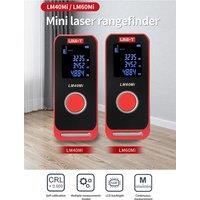 UNI-T Mini Laser Distance Meter 40m 60m Range Finder LED Display Digital Tape Measure Rechargeable Handheld Rangefinder