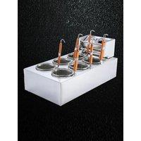 BABEJING 6-Hole Desktop Commercial Noodle Machine Multifunctional Kitchen Equipment 12L Electric Cooking Noodle Machine