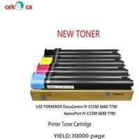 New Printer Cartridge Toner For Xerox DocuCentre ApeosPort IV C5580 6680 7780 Toner Cartridge Ink Prensa Francesa