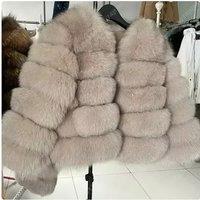 NEW Long Sleeve Faux Fur Coat 2025 Winter Women Fashion Thick Warm Fuzzy Coat Outerwear Female Gray/Black Fake Fur Jacket