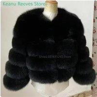 Women's Fashion faux fur coat super hot Autumn Winter women short Faux fox fur fluffy jacket high quality 5xl Ladies furry coats