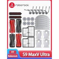 Roborock S9 MaxV Ultra / Saros 10 / S90ver / A1460RR Robot Vacuum Accessorie Main Side Brushe Mop Cloth HEPA Filter Dust Bag