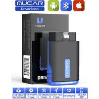 MUCAR DriverScan OBD2 Scanner Smart Diagnostic Tool Full System Diagnosis 15 reset Bi-directional code reader 1 Year Free