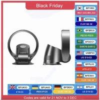 Electric Mute Fan with Remote Controlled Bladeless Powerful Soft Wind Wall Fan for Home Desktop Tower Fan 180 Deg Swinging