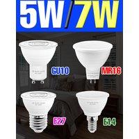 E27 LED Light Bulb AC220V E14 Ceiling Lamp GU10 Spotlight MR16 Chandelier Bulbs GU5.3 For Home Bedroom Study Soft Lighting 5W 7W