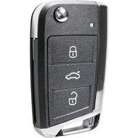 3 Button Flip Car Key Case for Volkswagen Golf VII GTI MQB Skoda Octavia A7 Seat Leon Altea Remote Fob Shell