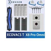 Compatible for Ecovacs X8 Pro Omni Accessories Main Side Brush Hepa Filter Rag Dust Bag Replacement Parts