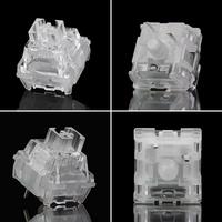 TTC Frozen V2 Silent Switch TTC Bluish White Silent Switch For Mechanical Keyboard DIY Custom Transparent Mute Linear Tactile
