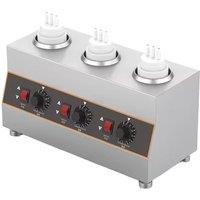 BABEJING Small Portable 1Bottle Electric Sauce Dispenser Commercial Chocolate Sauce Heater
