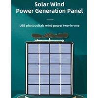 Portable 12V-125V Solar Panel Charger Waterproof USB Ports EV Range Extender for Outdoor Phone Battery Charging Camping Gear