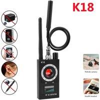K18 Wireless Detector Camera 1MHz-6.5GHz GSM Audio Bug Finder GPS Signal lens RF Tracker Detect Multi-function Anti Camera