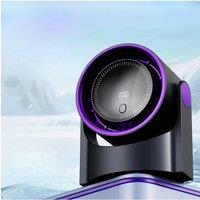 Portable Small USB Charging Silent Office Desktop Digital Display High-speed Cooling Fan 100 Speed Leafless Electric Fan