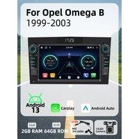 Carplay Android Auto Android Car Multimedia 2Din Radio for Opel Omega B 1999-2003 7 Inch Screen Stereo Head Unit GPS Navigation