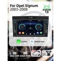 Car Multimedia 2 Din Radio Wireless Carplay Android Auto Android for Opel Signum 2003-2008 Head Unit GPS WIFI 7 Screen Stereo