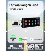 6.86 1 Din Android Radio Car Multimedia for VW Volkswagen Lupo 1998-2005 Android Auto Stereo Head Unit Carplay Autoradio GPS