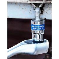 DGEV 8-32mm 1/2" Drive Deep Impact Drive Metric Wrench Socket Deep Impact Socket Pneumatic Wrench Head Tire Removal Tools