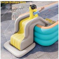 Inflatable Water Slide Inflatable Water Slide Compact Inflatable Climbing Wall Water Slide Park Outdoor Summer Fun for Kids
