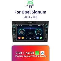 2 Din Android Radio 7 Screen Wireless Carplay Autoradio Car Multimedia for Opel Signum 2003-2008 Head Unit Stereo GPS WIFI BT