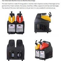 Factory Commercial 2L * 2 Snow Slush Machine Commercial Industrial Snow Melting Machine 110v 220v Cold Drink Machine Direct Sale