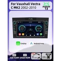 Autoradio Head Unit 2Din Android Radio for Vauxhall Vectra C MK2 2002-2010 Carplay Android Auto 7" Car Multimedia GPS Navigation