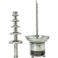BABEJING Luxury 7-Story Commercial Chocolate Fountain Machine, Electric Candy Waterfall Machine