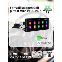 For VW Volkswagen Golf Jetta 2 II MK2 1983-19926.86 Screen 1Din Radio Android Car Multimedia Stereo Head Unit Carplay GPS